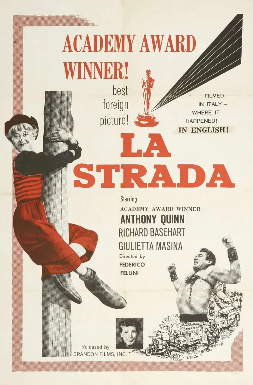 《大路》(La strada, 1954)：费里尼的诗意流浪，一场关于生命与救赎的感人旅程
